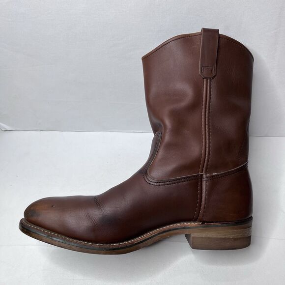 Red Wing 2265 Pecos Steel Toe Leather USA Nailseat Work Boots Men's Size 14B - Picture 9 of 16